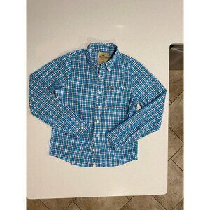 Men’s Hollister Button-Up Plaid Shirt Size Medium